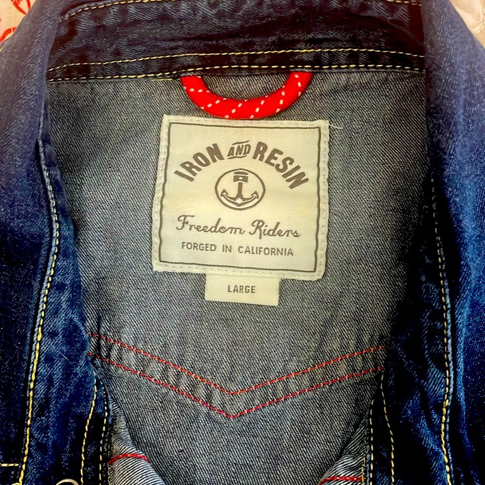 Up for grabs is my Iron & Resin denim shirt. Excellent pre owned condition